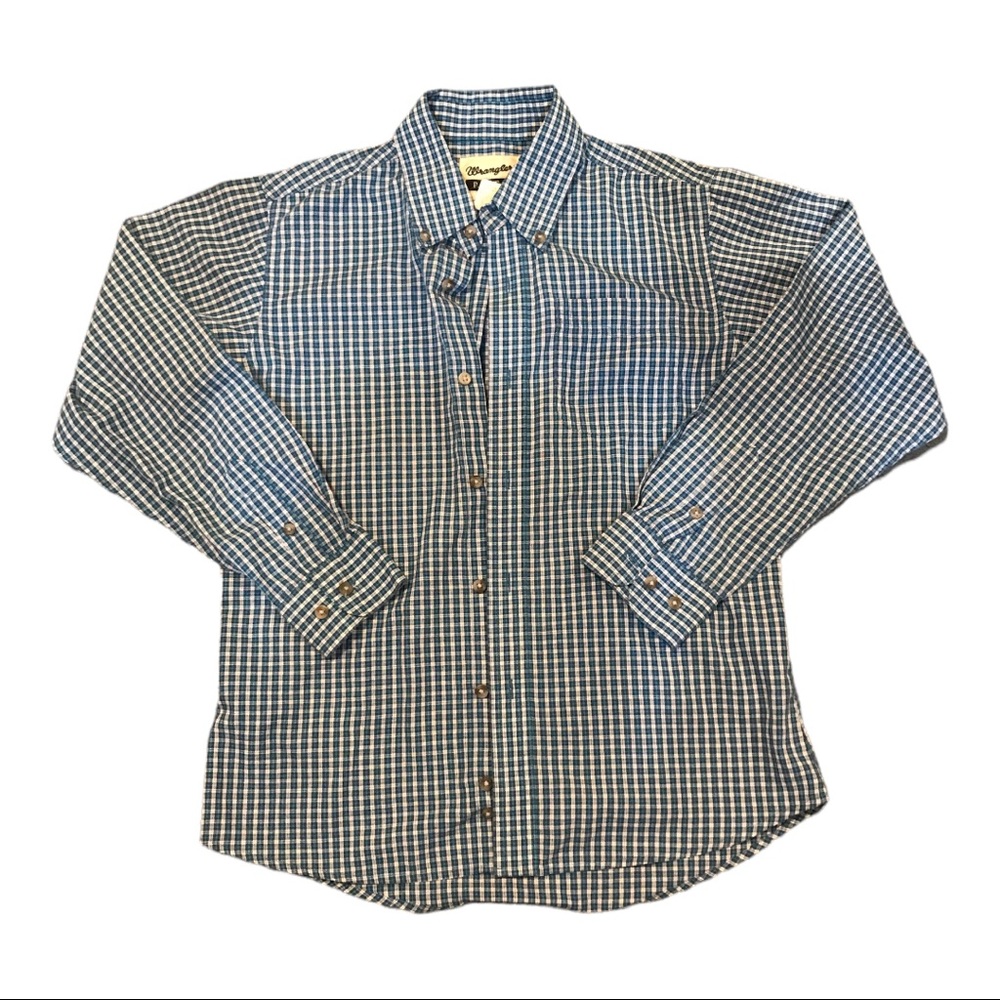 Wrangler Riata Button Down Boys Sz 10-12